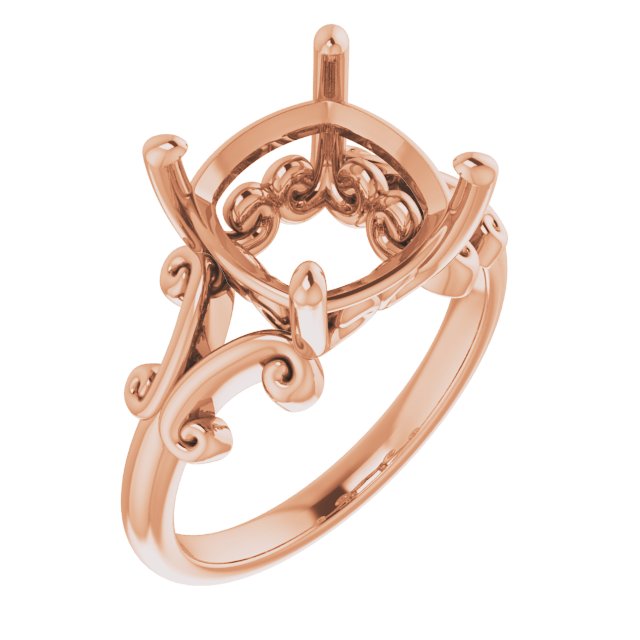 Sculptural Solitaire Ring