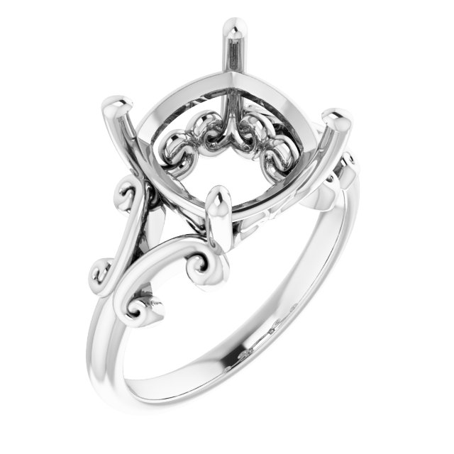 Sculptural Solitaire Ring