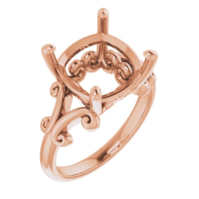 Sculptural Solitaire Ring