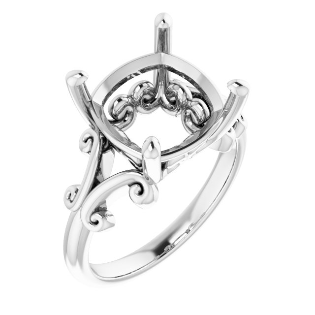 Sculptural Solitaire Ring