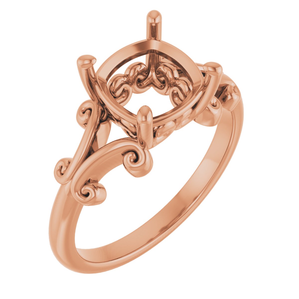 Sculptural Solitaire Ring