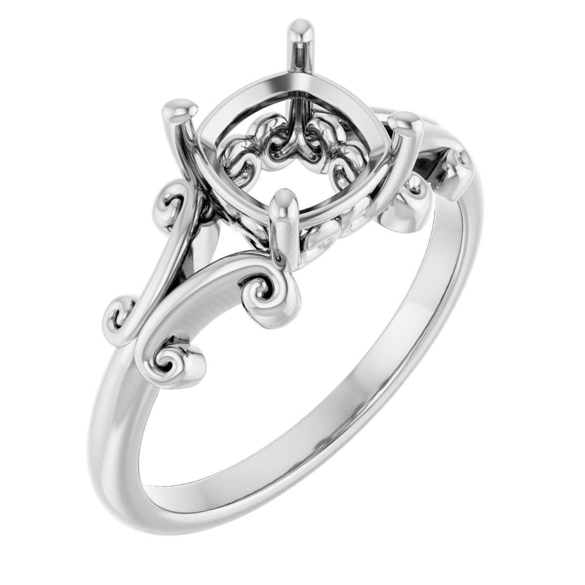 Sculptural Solitaire Ring