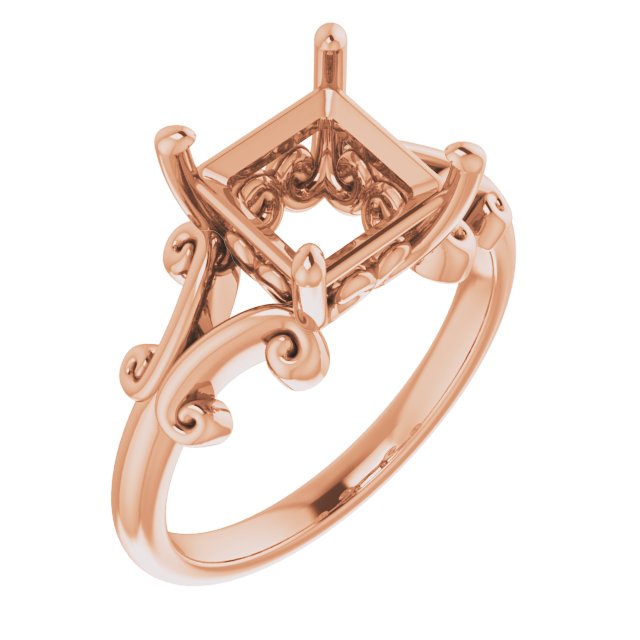 Sculptural Solitaire Ring