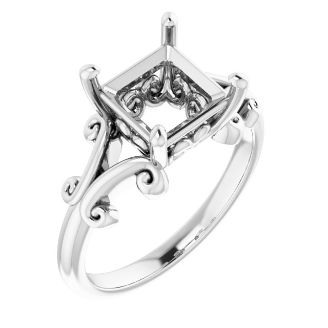 Sculptural Solitaire Ring