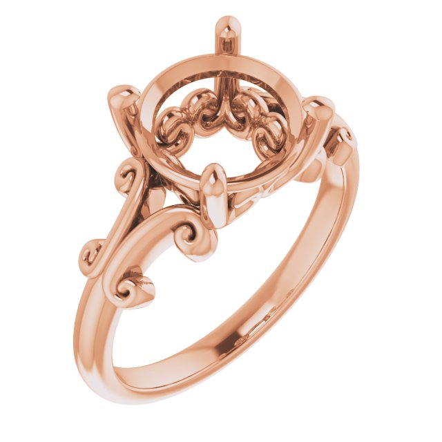 Sculptural Solitaire Ring