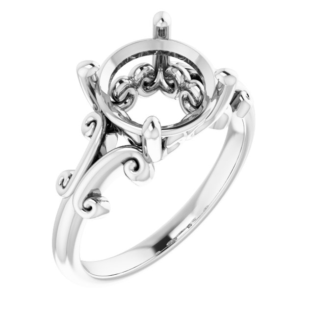 Sculptural Solitaire Ring