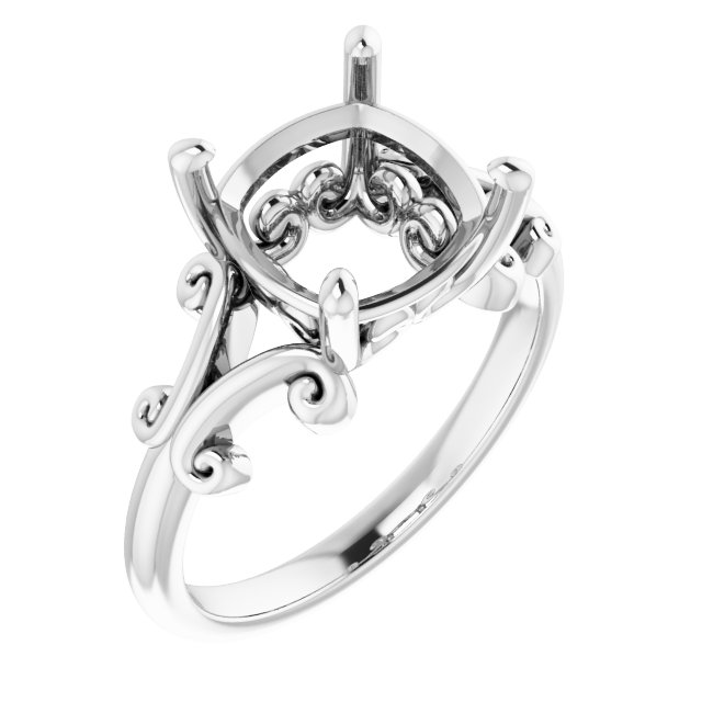 Sculptural Solitaire Ring