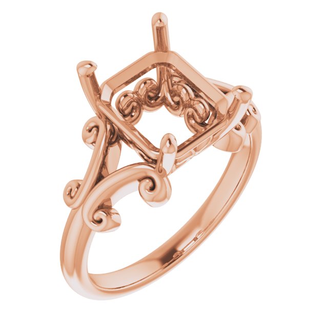 Sculptural Solitaire Ring