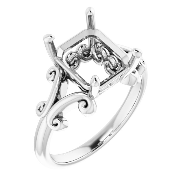 Sculptural Solitaire Ring