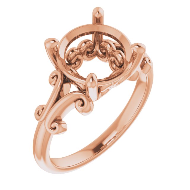 Sculptural Solitaire Ring