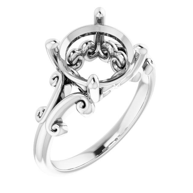 Sculptural Solitaire Ring