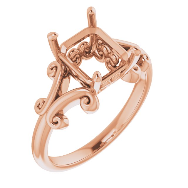 Sculptural Solitaire Ring