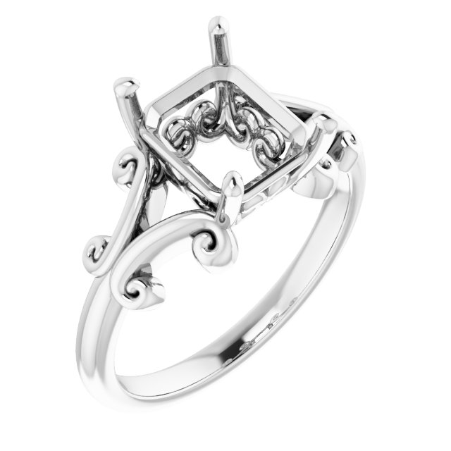 Sculptural Solitaire Ring