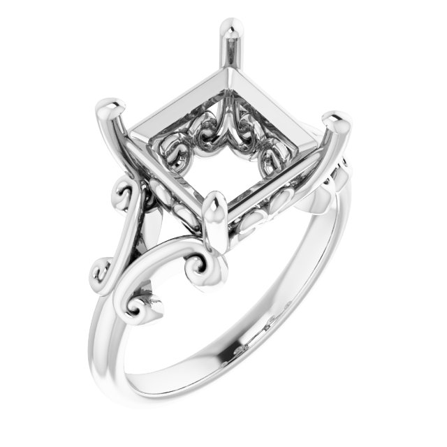 Sculptural Solitaire Ring
