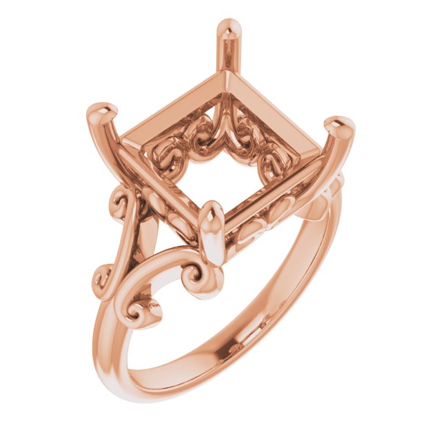 Sculptural Solitaire Ring