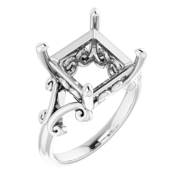 Sculptural Solitaire Ring