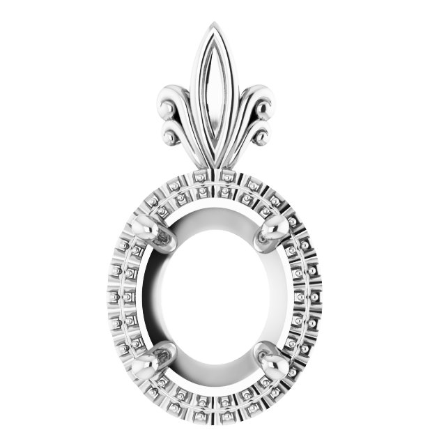 Halo-Style Pendant