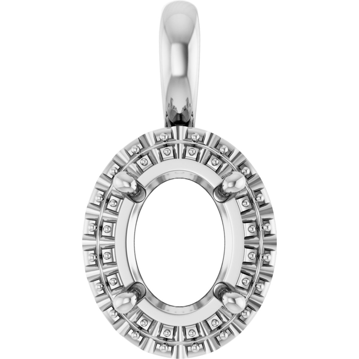 Halo-Style Pendant