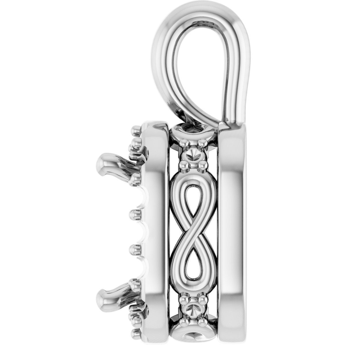 3/8 CTW Natural Diamond Pendant view 3