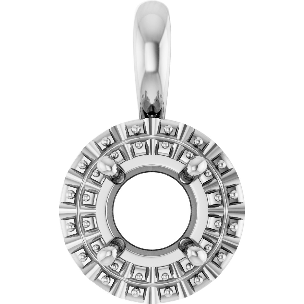 Halo-Style Pendant