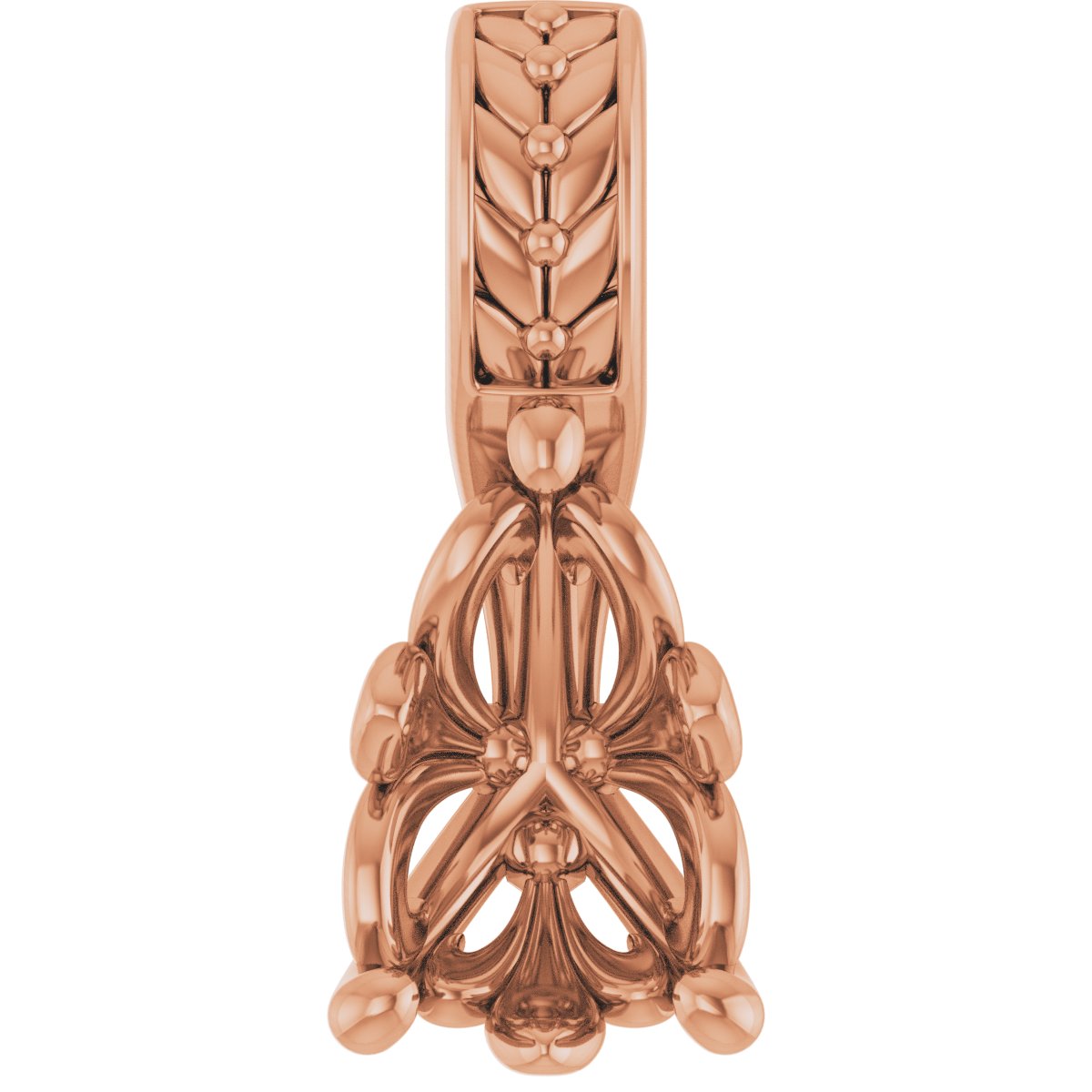 Floral Solitaire Pendant