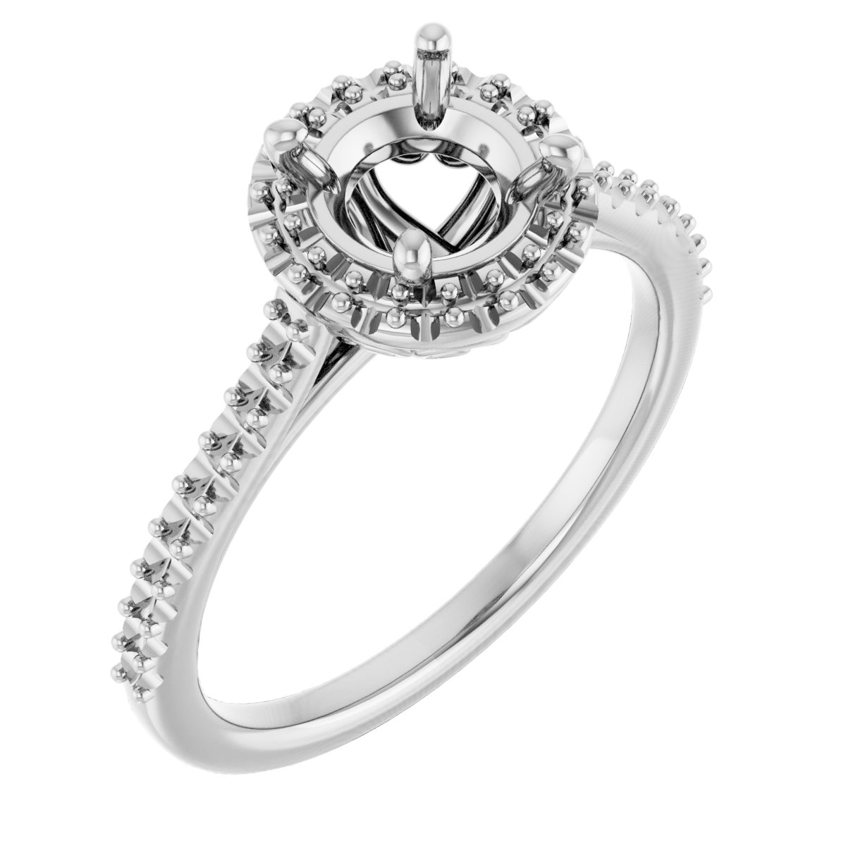 Halo-Style Engagement Ring