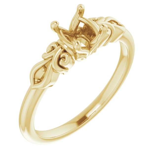 14k Yellow Gold