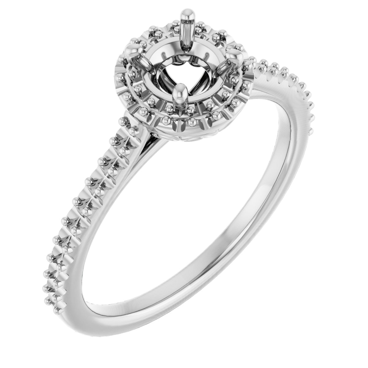 Halo-Style Engagement Ring
