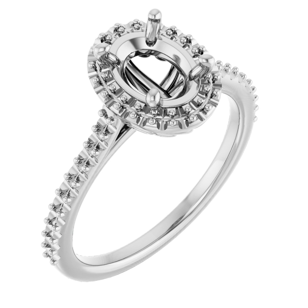 Halo-Style Engagement Ring