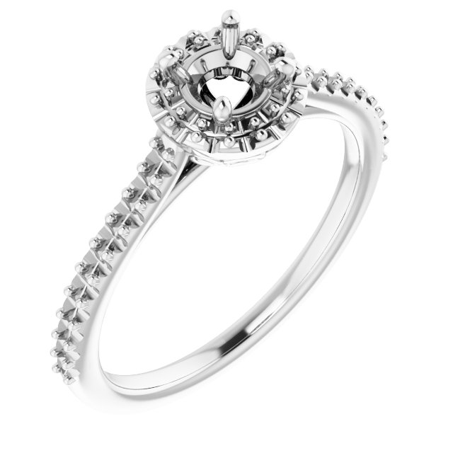 Halo-Style Engagement Ring