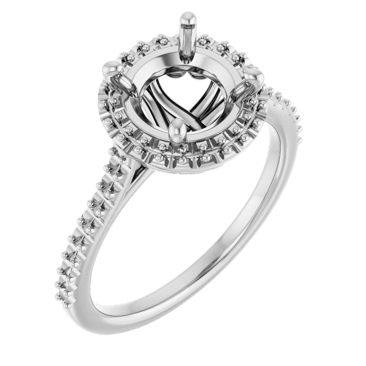 Halo-Style Engagement Ring