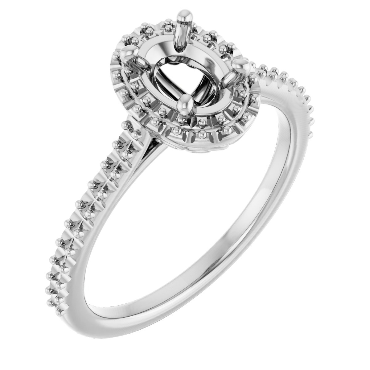 Halo-Style Engagement Ring