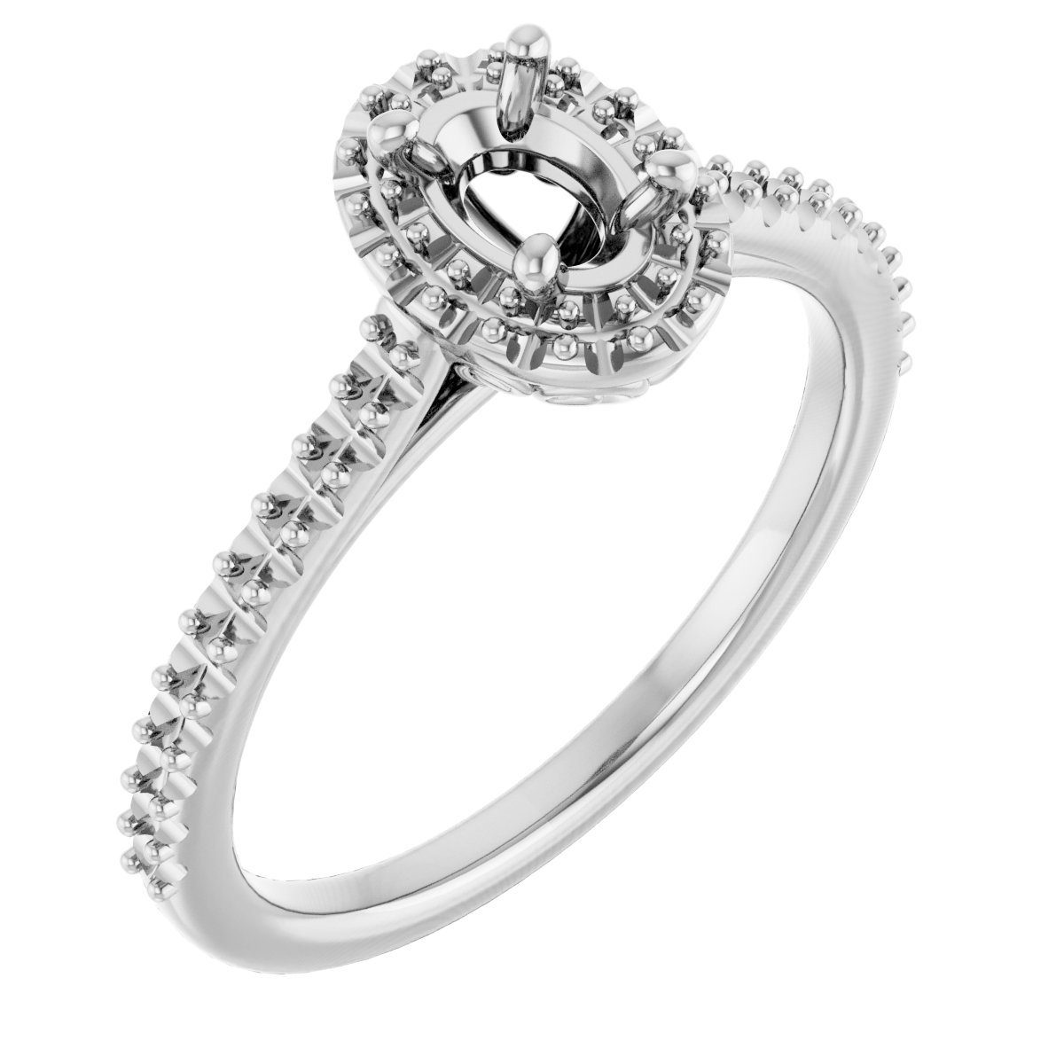 Halo-Style Engagement Ring