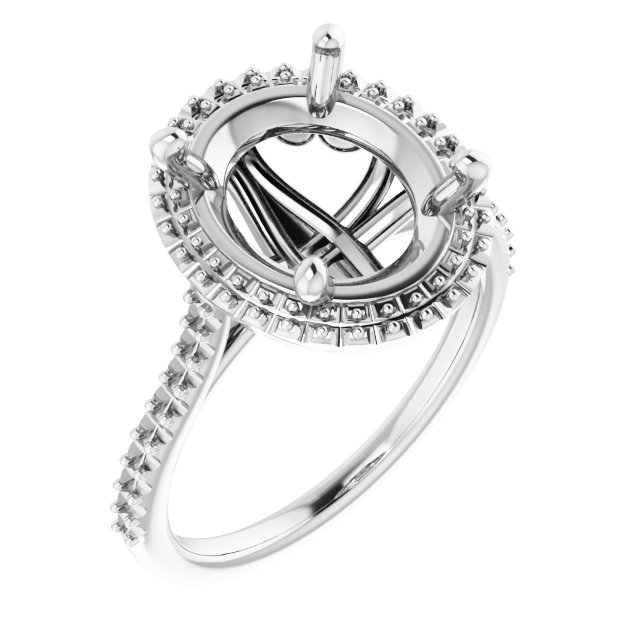 Halo-Style Engagement Ring