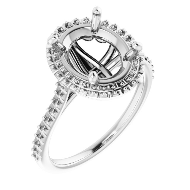 Halo-Style Engagement Ring