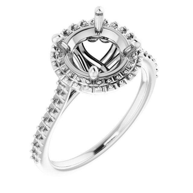 Halo-Style Engagement Ring