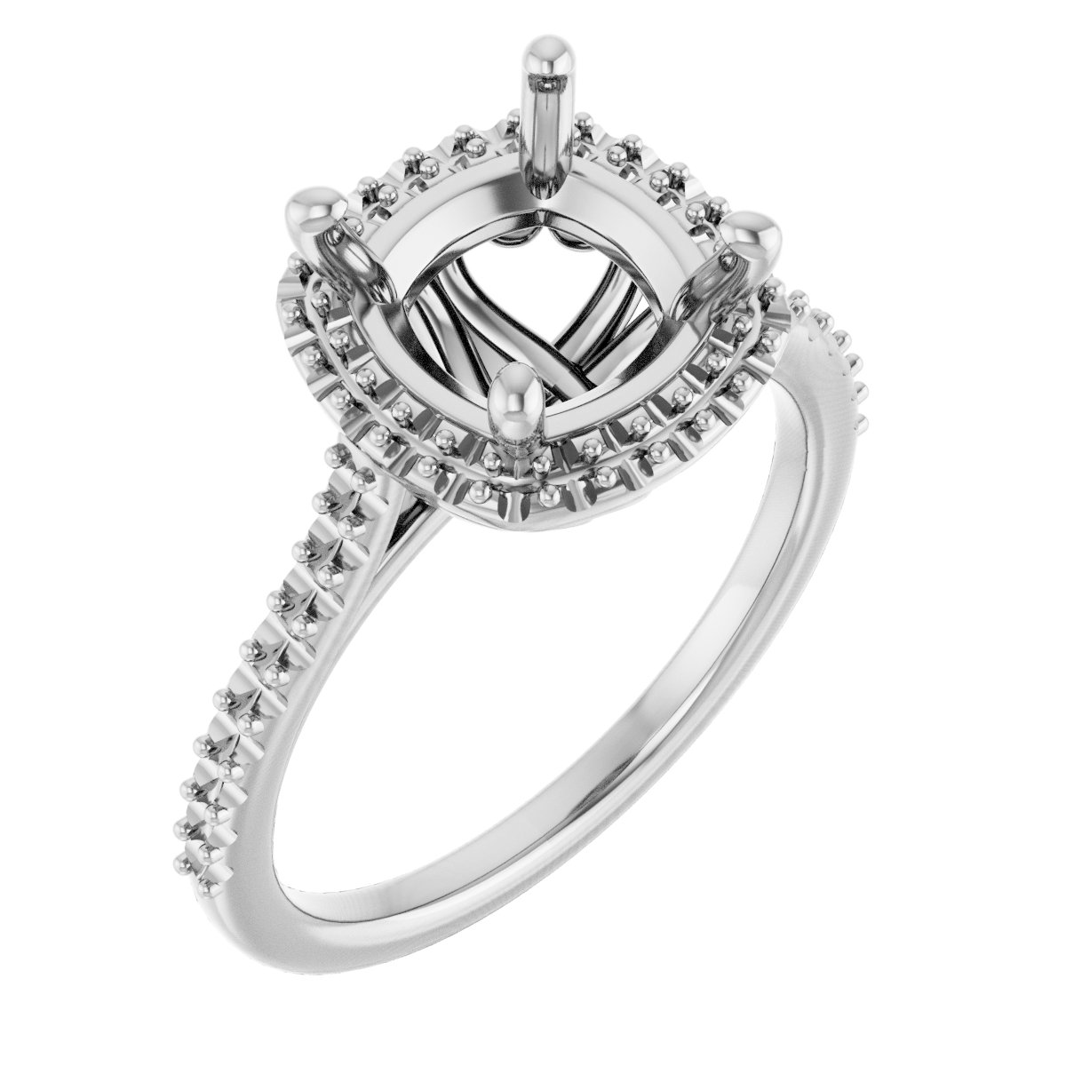 Halo-Style Engagement Ring