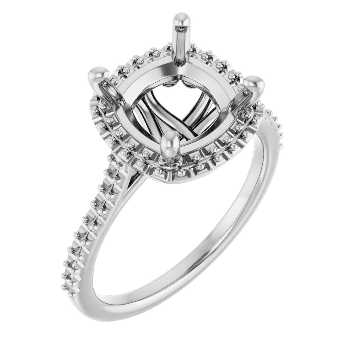 Halo-Style Engagement Ring