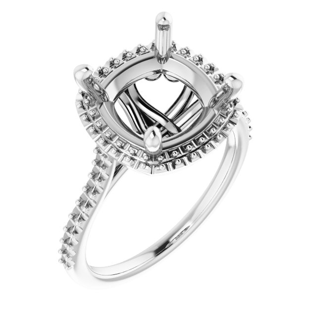 Halo-Style Engagement Ring