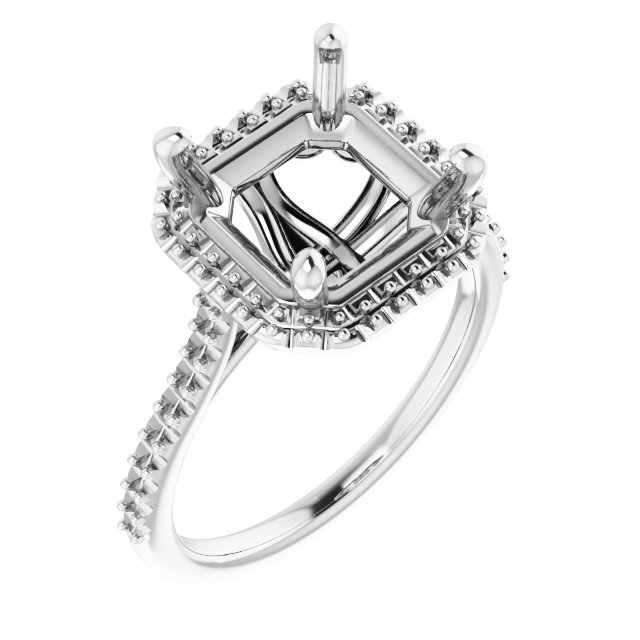 Halo-Style Engagement Ring