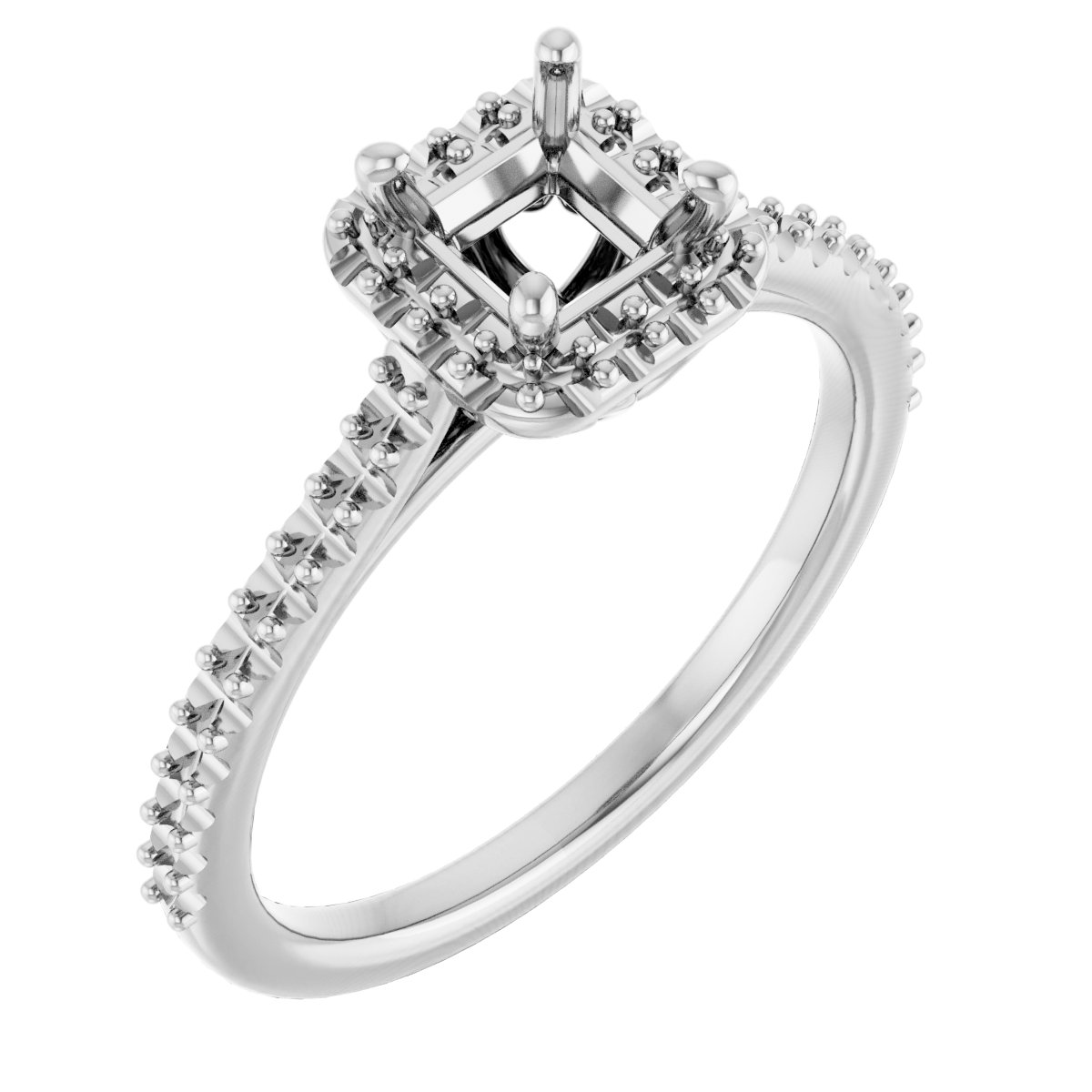 Halo-Style Engagement Ring