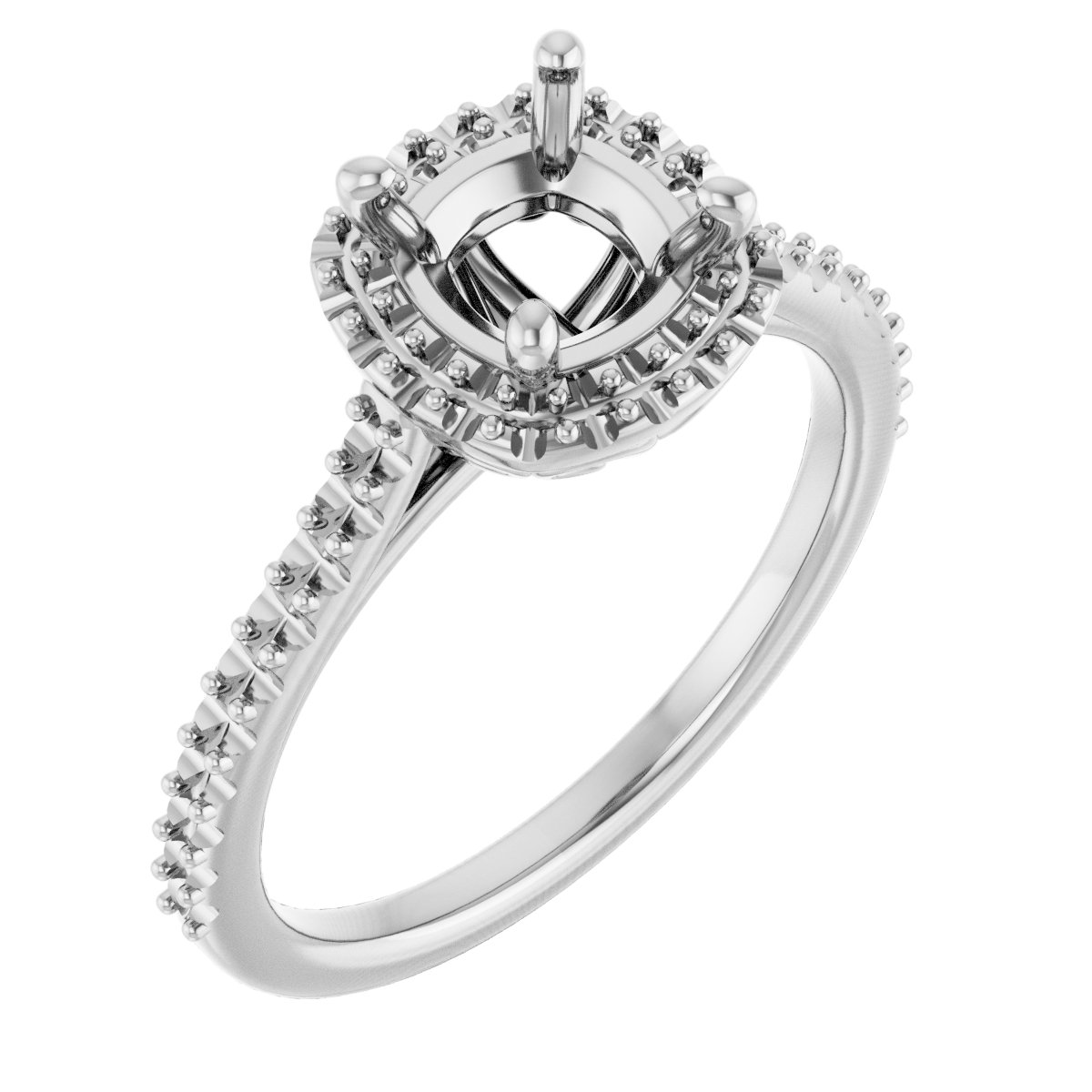Halo-Style Engagement Ring