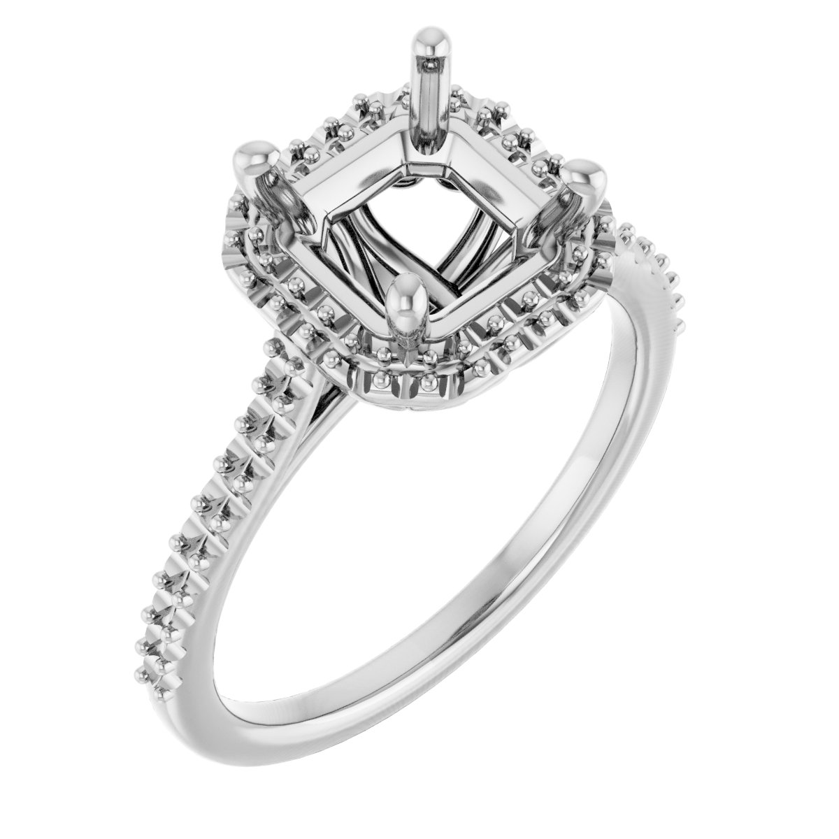 Halo-Style Engagement Ring
