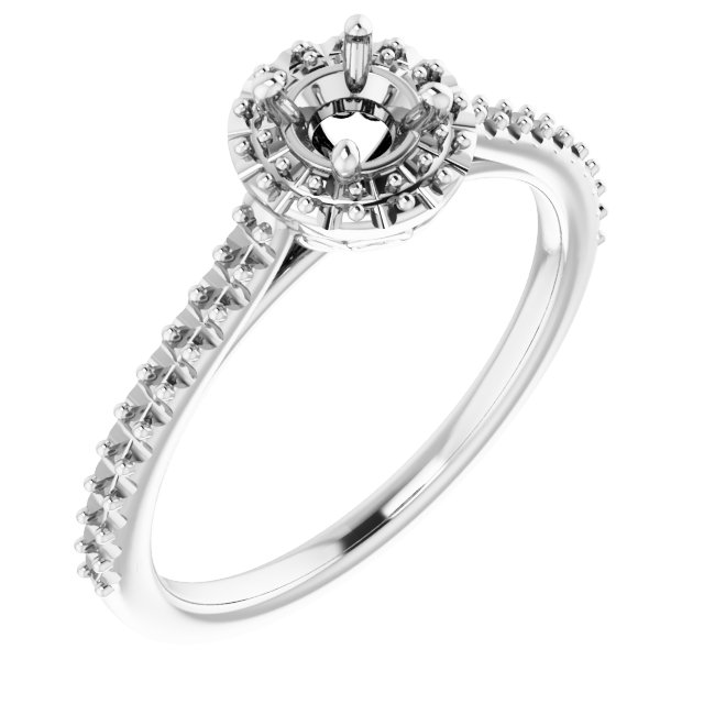 Halo-Style Engagement Ring