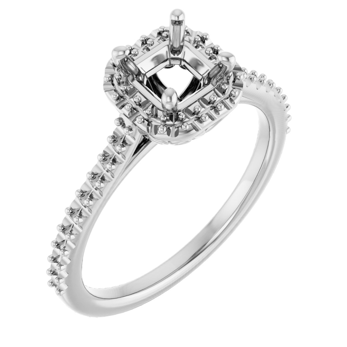 Halo-Style Engagement Ring