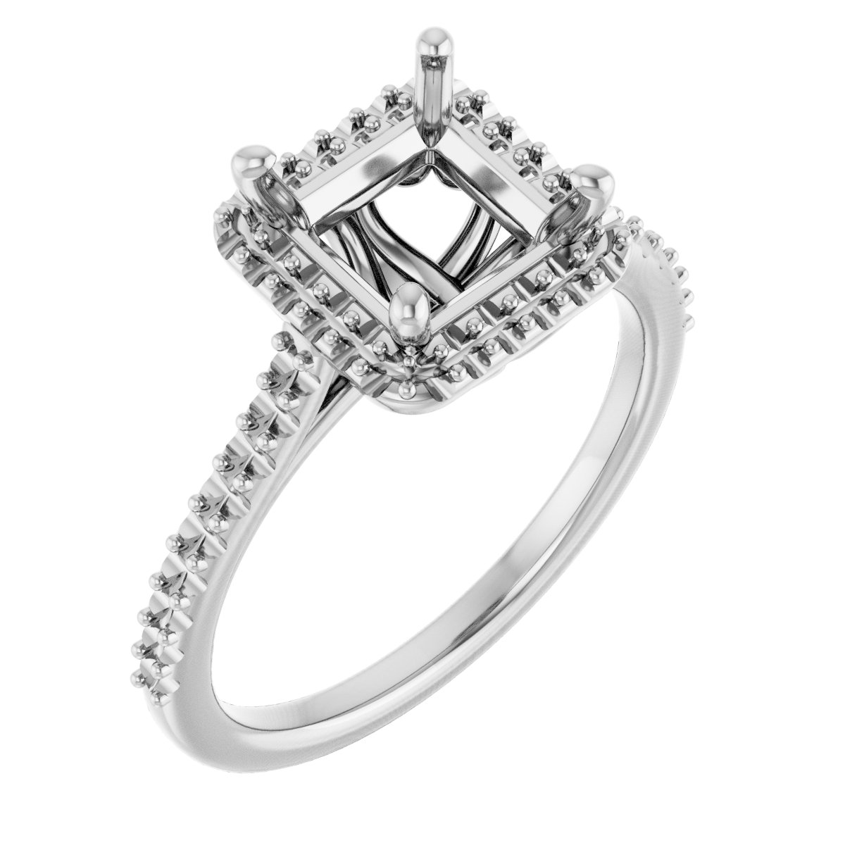 Halo-Style Engagement Ring