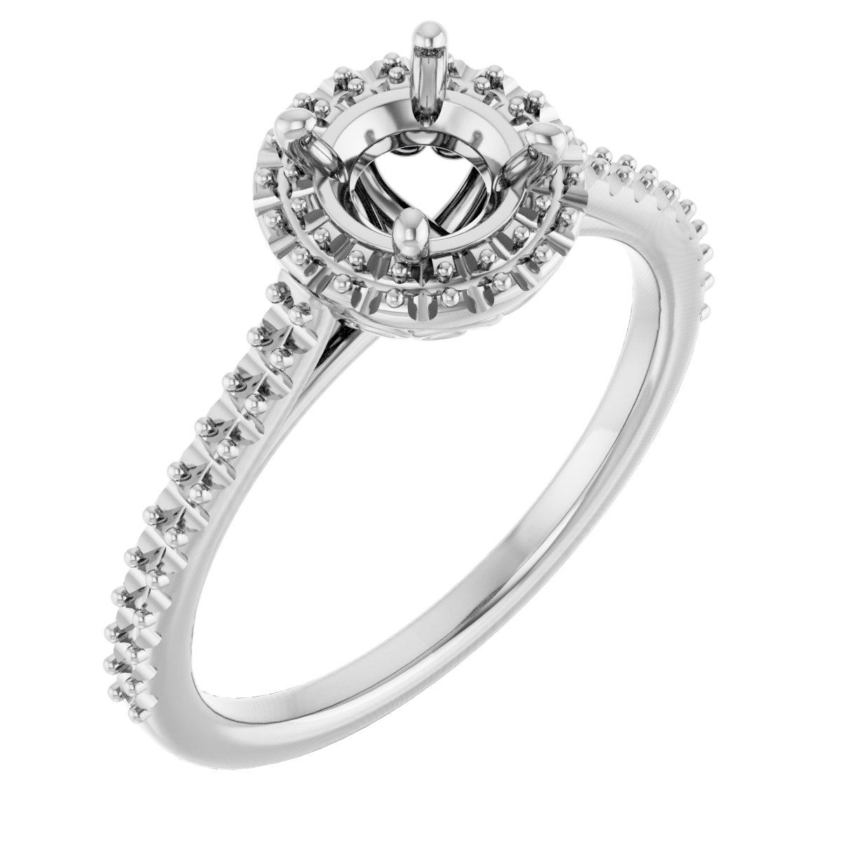 Halo-Style Engagement Ring