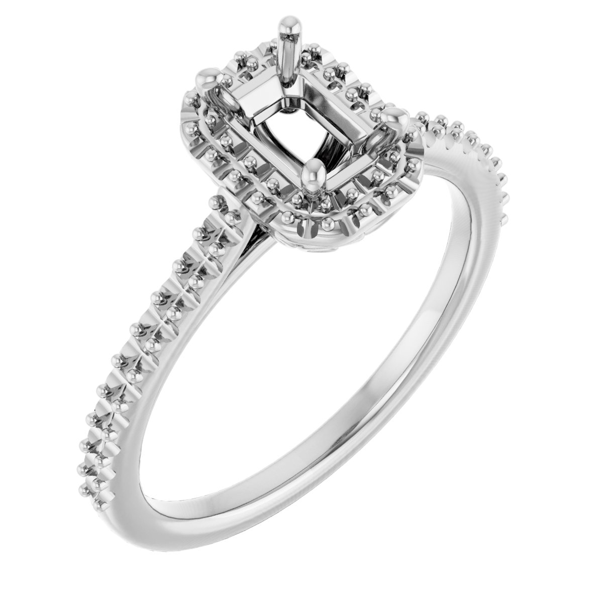 Halo-Style Engagement Ring
