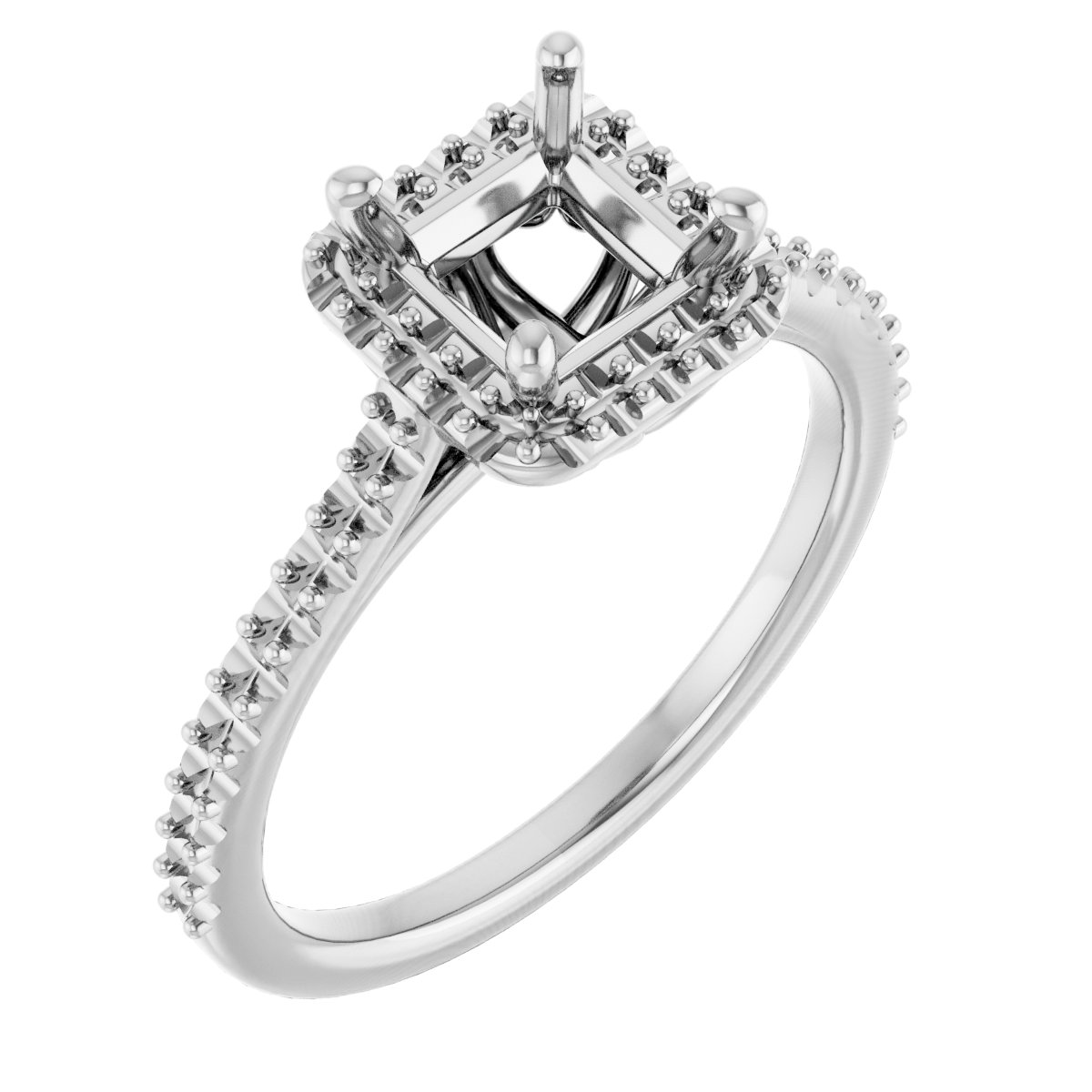 Halo-Style Engagement Ring