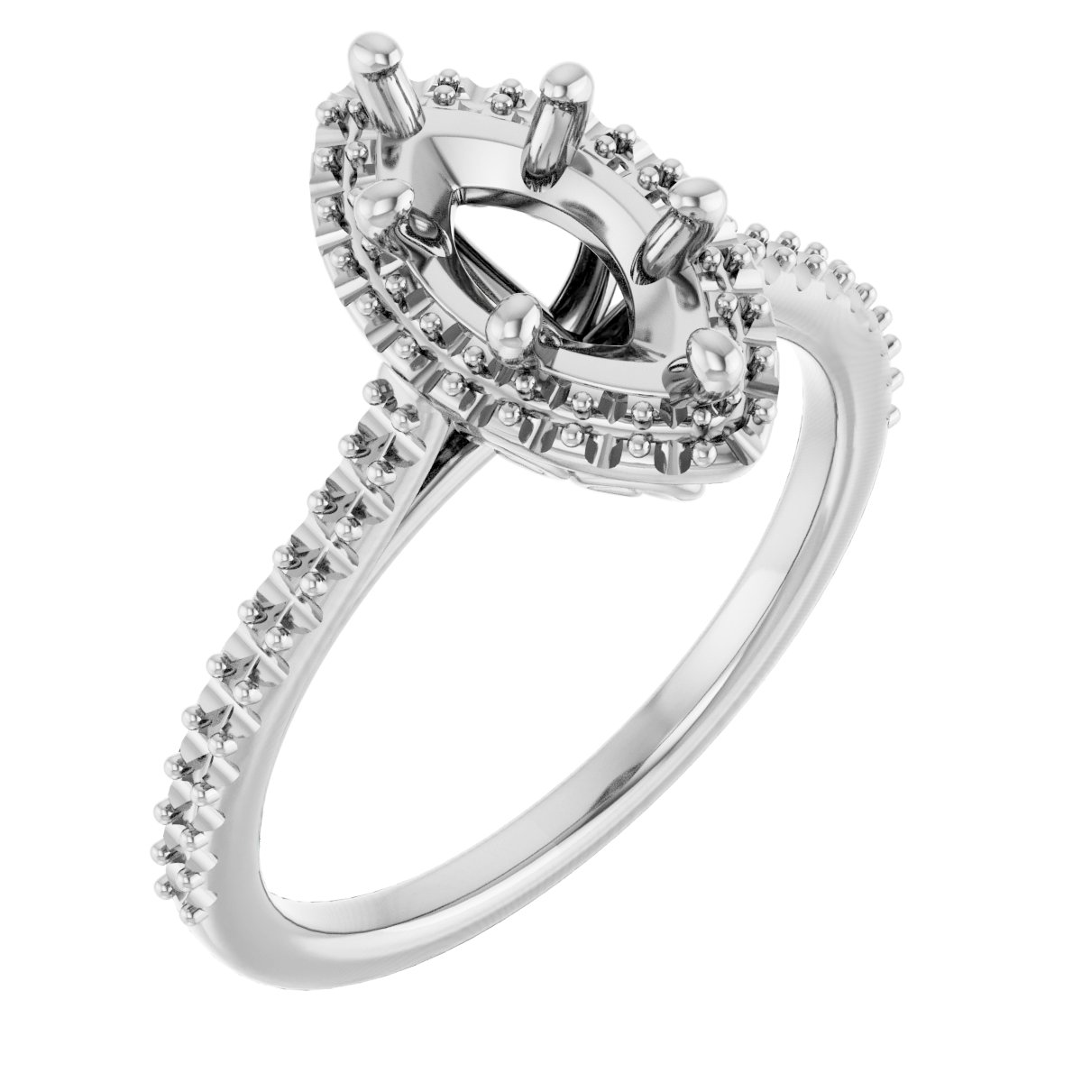 Halo-Style Engagement Ring